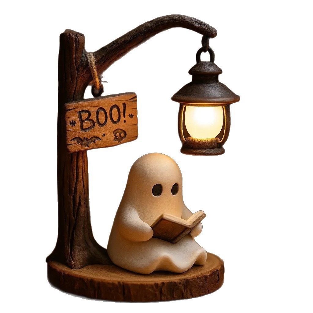 Desk Lamp - فانوس قراءة على شكل شبح، أبعاده