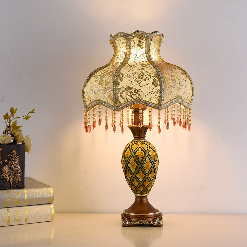 Desk Lamp - مصباح مكتب فاخر أوروبي، مصباح جانبي