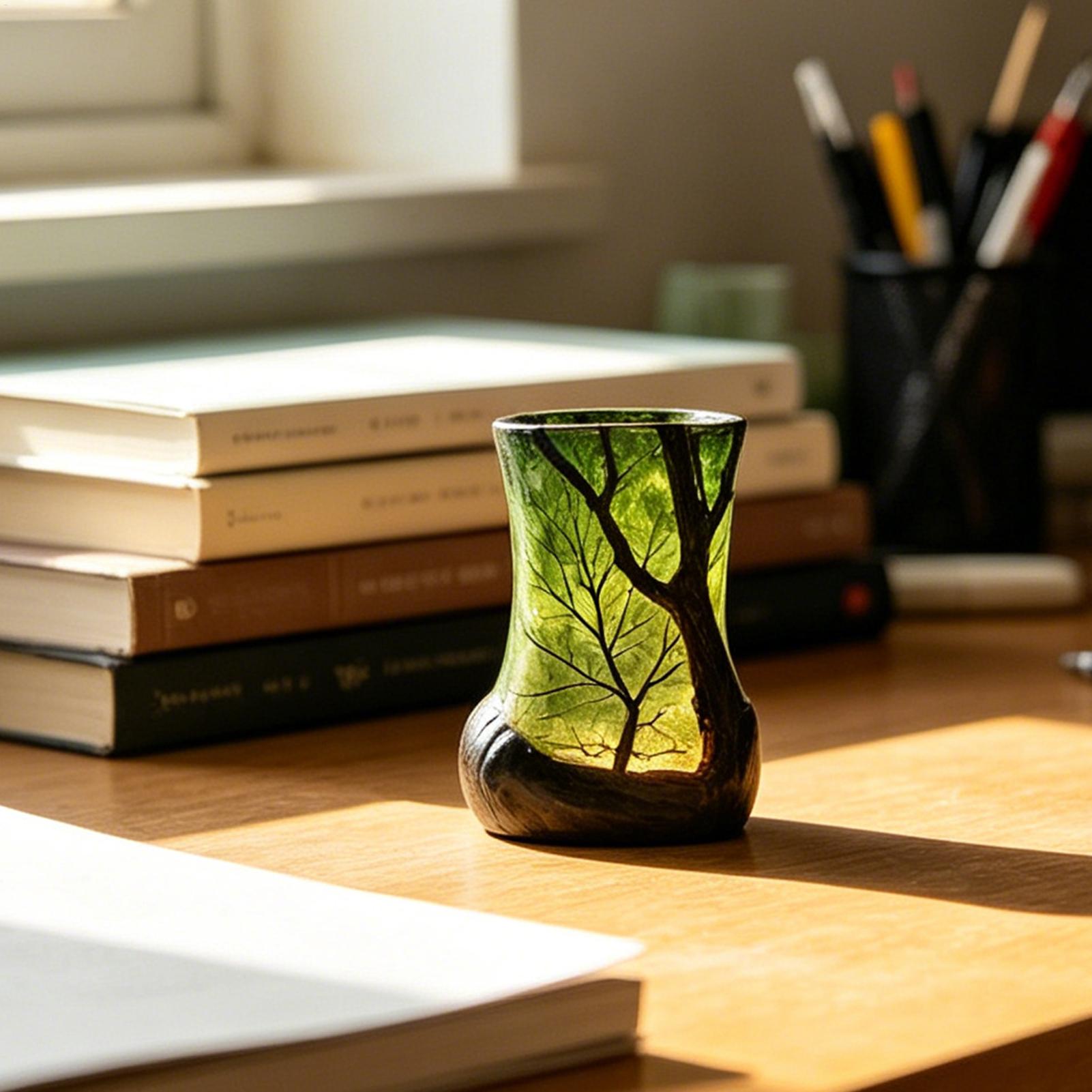مصباح طاولة جانبي على شكل غابة - مراجعة Desk Lamp وسعره