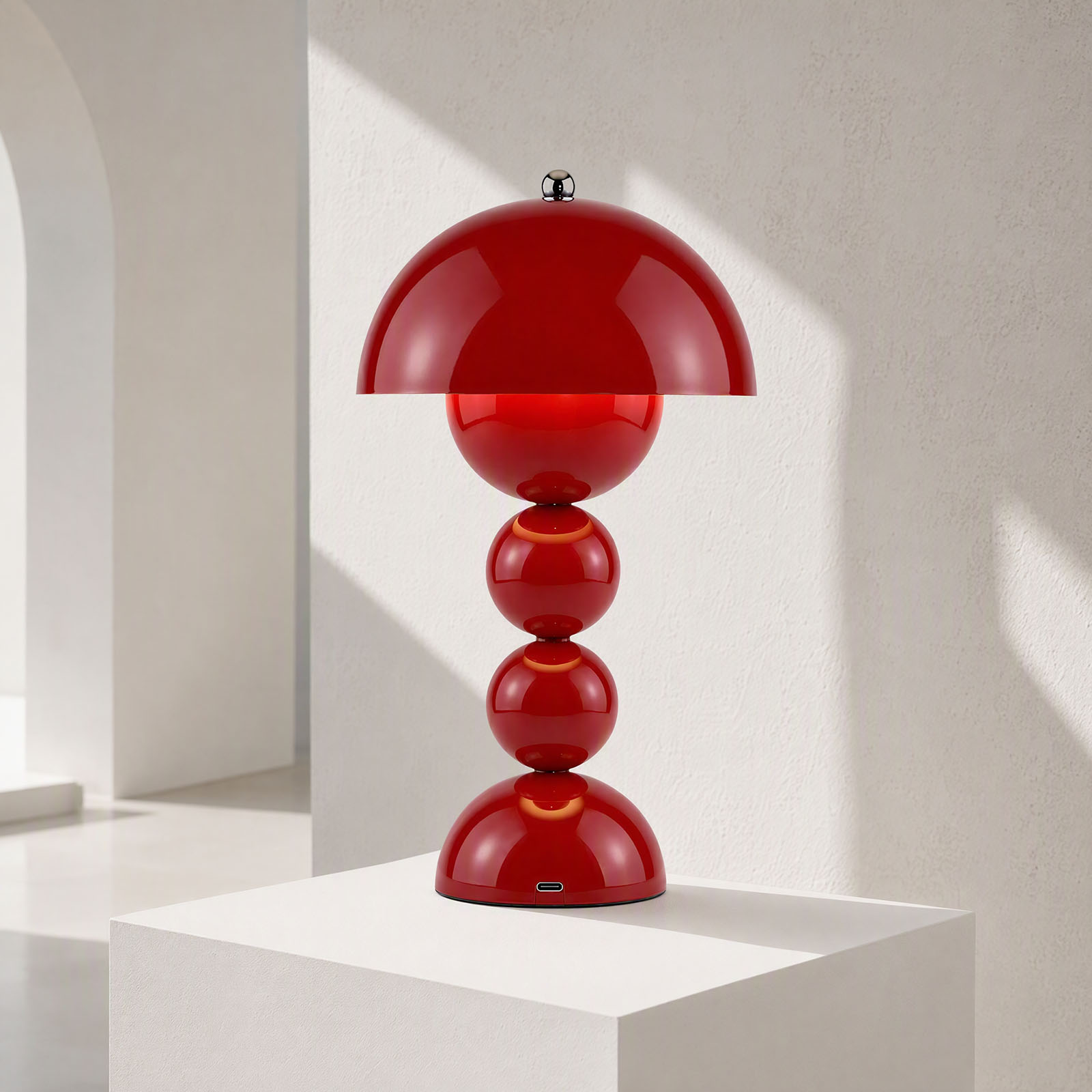 مصباح طاولة على شكل فطر بتصميم - مراجعة Desk Lamp وسعره