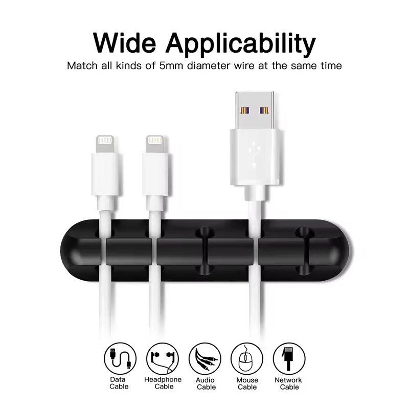 مشبك سيليكون لتنظيم كابلات USB - مراجعة Desk Organizer وسعره
