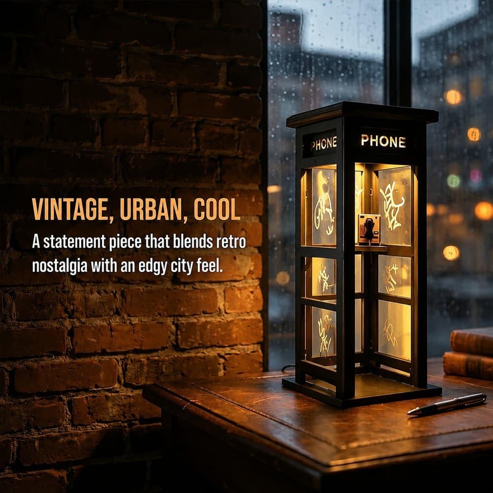 مصباح طاولة على شكل كشك هاتف ع - مراجعة Office Furniture Brands وسعره