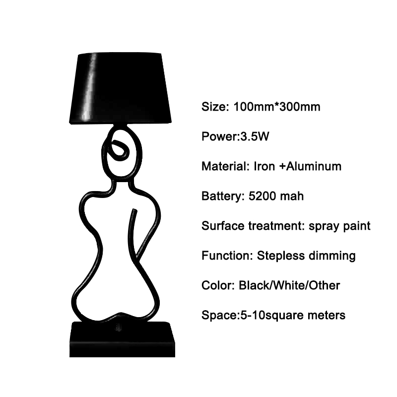 مصباح طاولة LED حديث قابل لإعا - مراجعة Desk Lamp وسعره